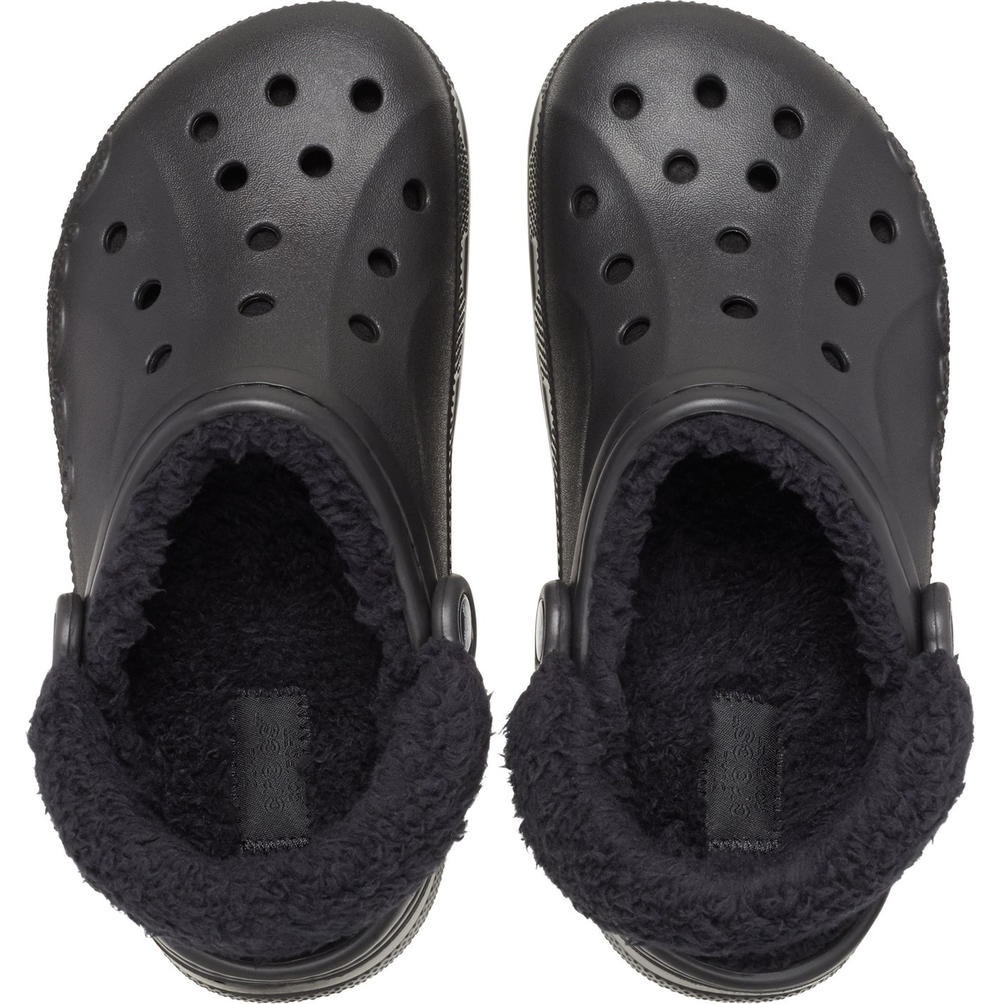 Crocs Baya Lined Fuzz-Strap Clogs Womens - 4