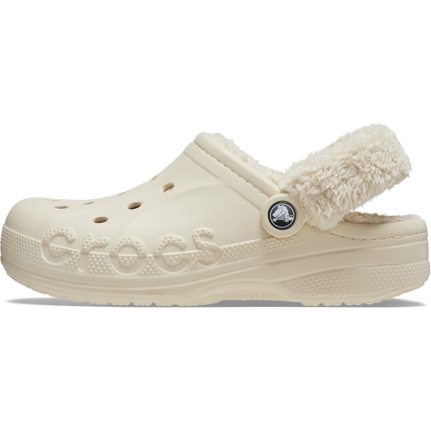 Crocs Baya Lined Fuzz-Strap Clogs Womens - 2