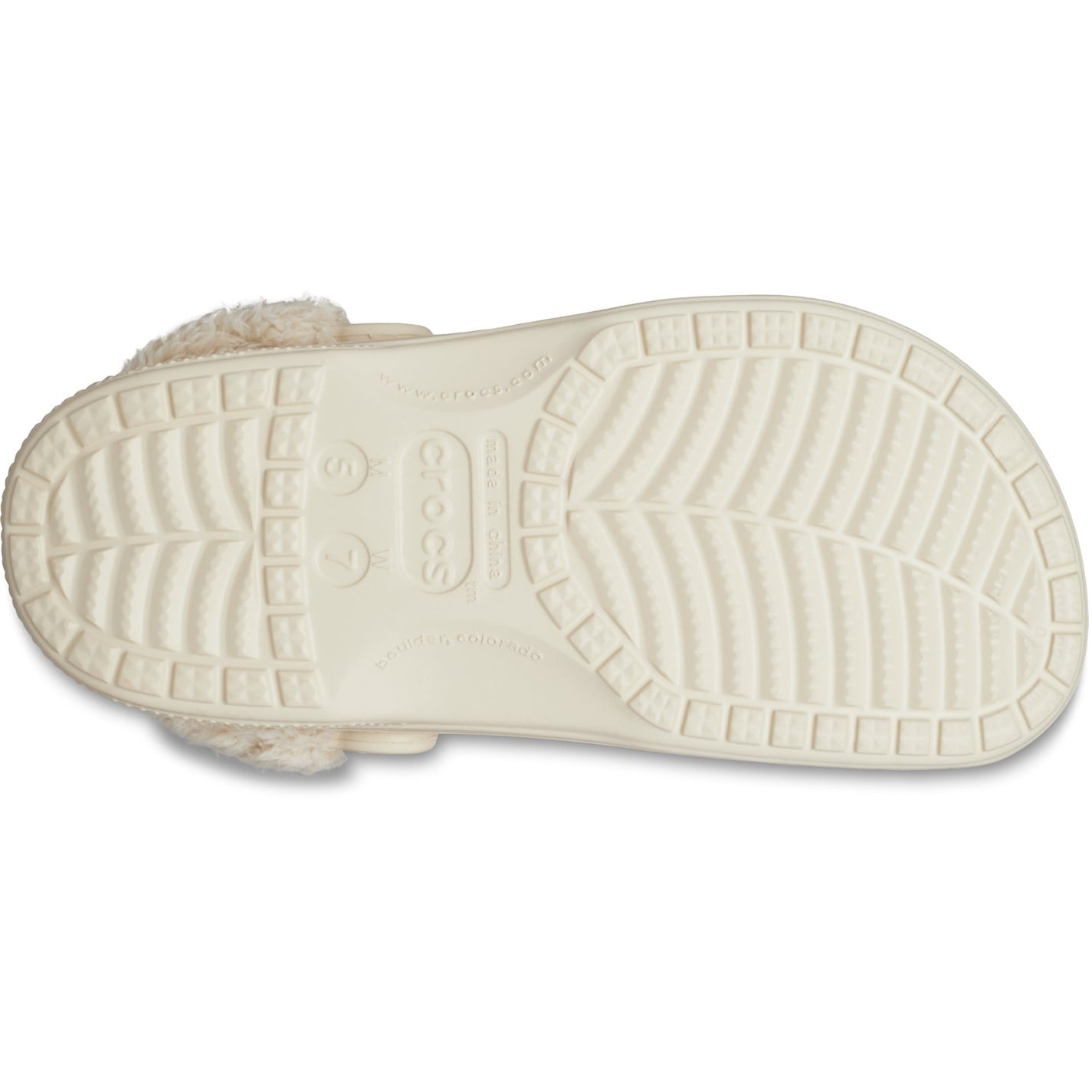 Crocs Baya Lined Fuzz-Strap Clogs Womens - 5