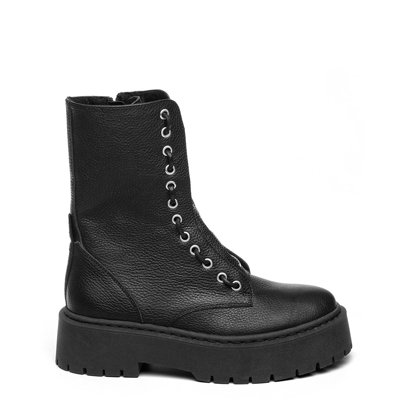 Topánky Steve Madden Black Leath 6971391