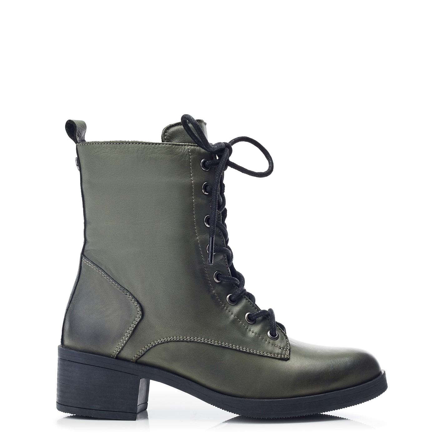 Kozačky Moda in Pelle Khaki 7524499