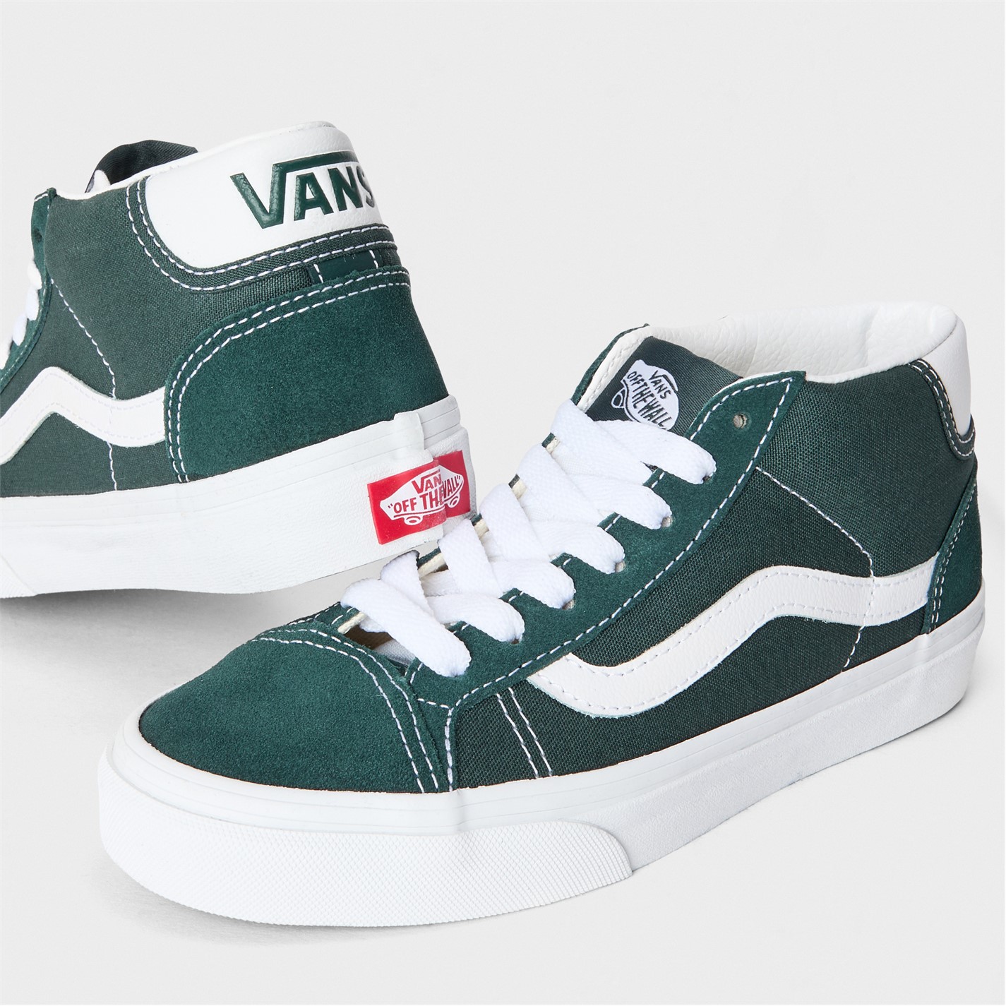 Vans Ua Mid Skool 37 Darkest Spruce/True High-Top Trainers Unisex Adults - 3