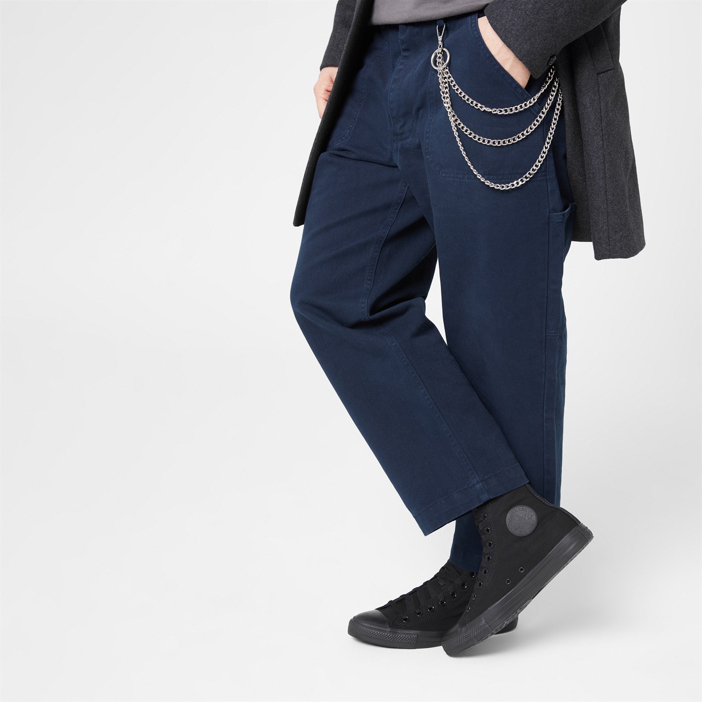 Converse AS Mono Canvas High Tops Mens - 2