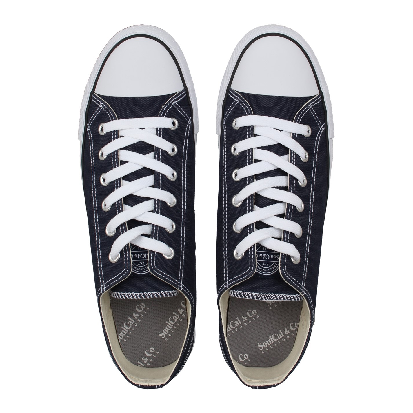 SoulCal Canvas Low Mens Trainers - 5