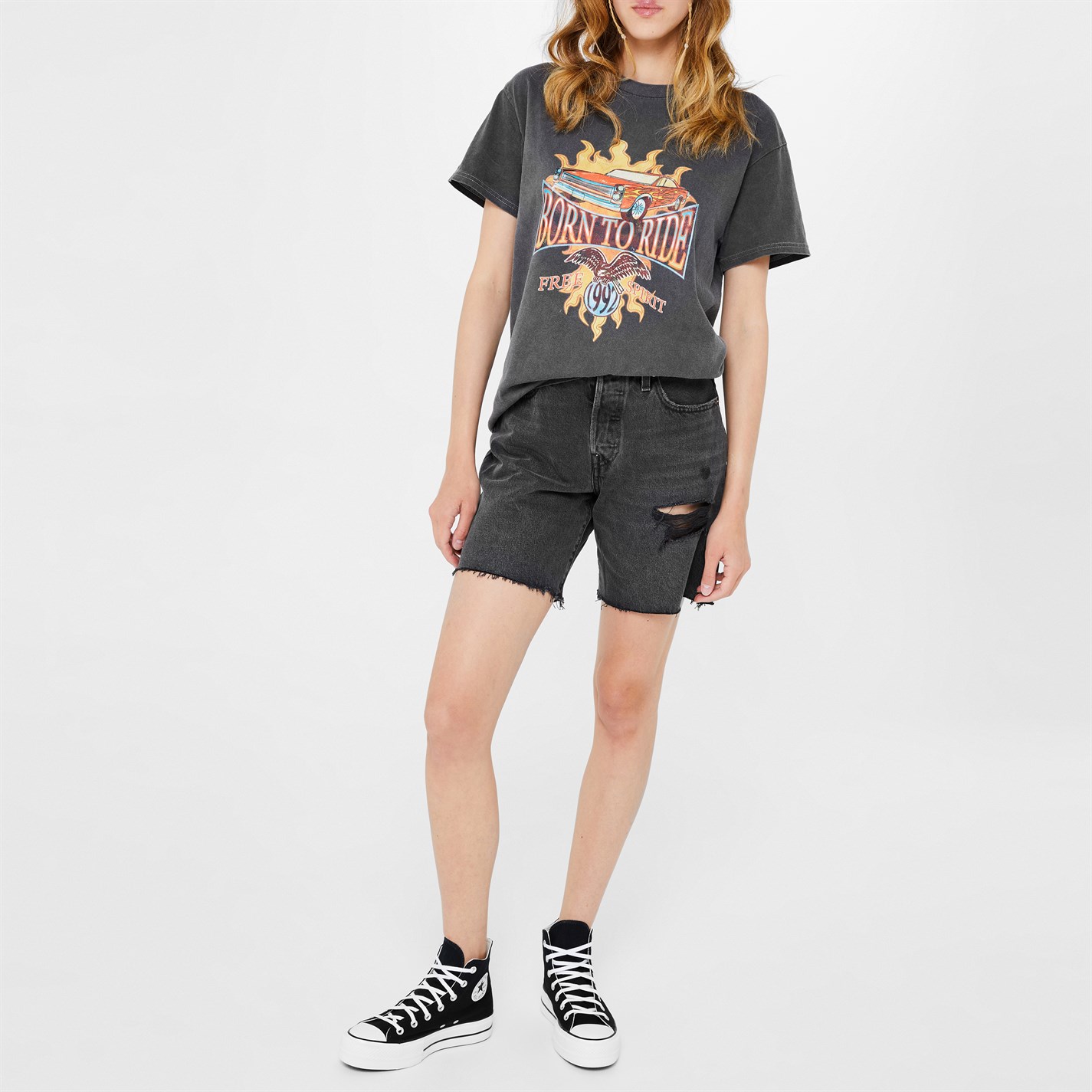 Converse All Star Platform High Top Trainers - 6