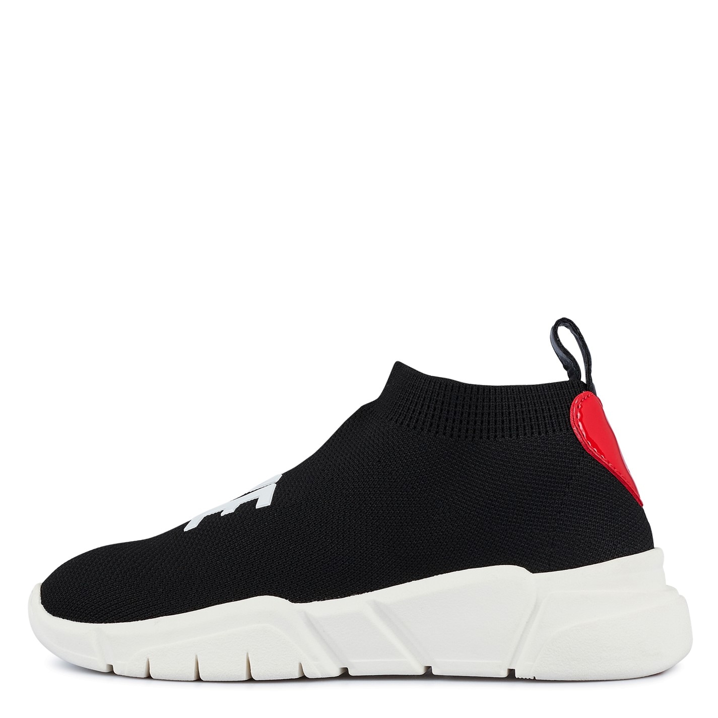 LOVE MOSCHINO Logo Strap Sock Trainers - 3