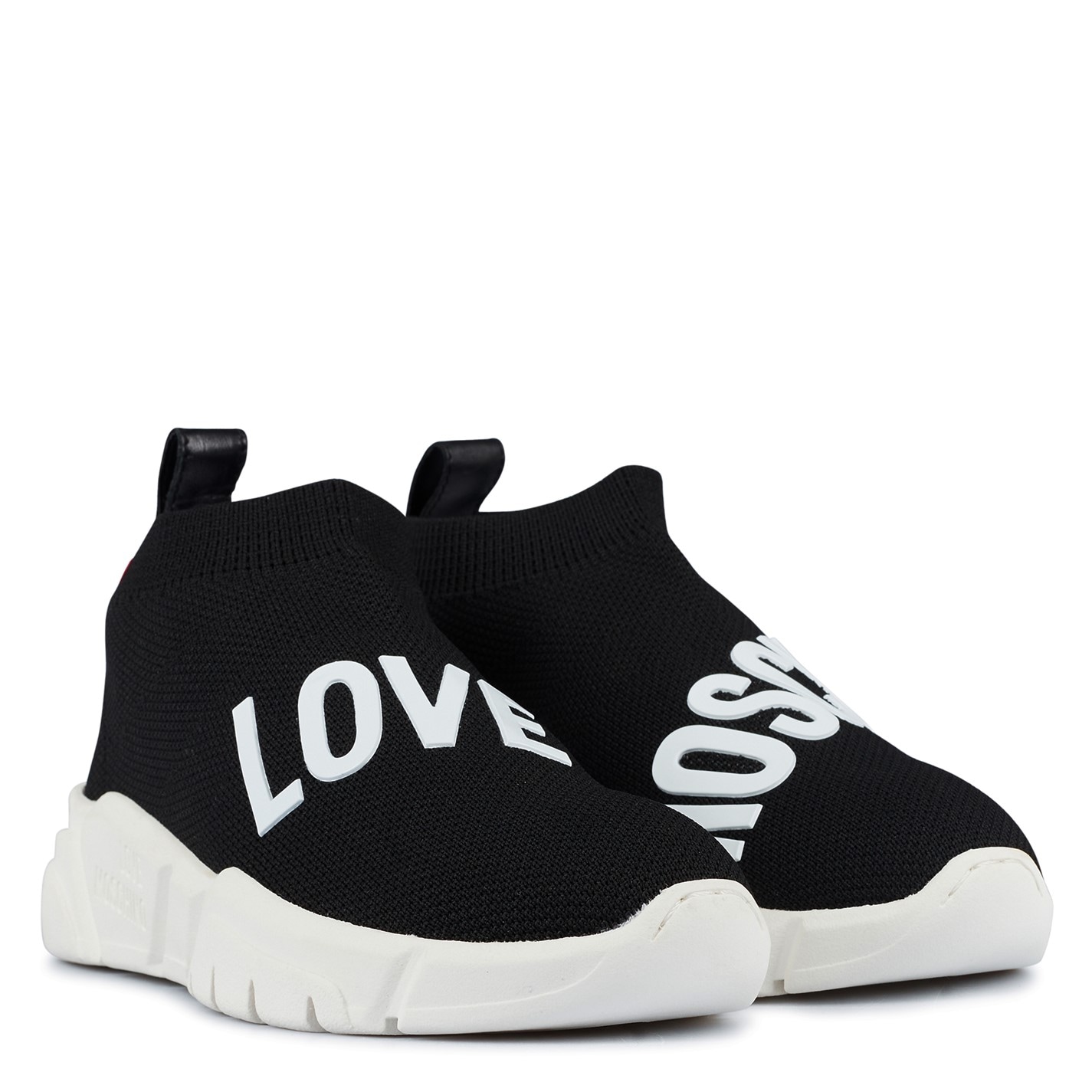 LOVE MOSCHINO Logo Strap Sock Trainers - 4