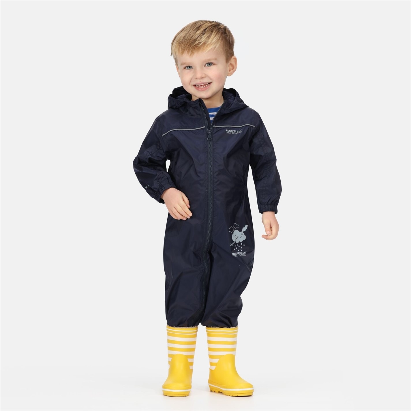 Regatta Little Adventurers Puddle IV Waterproof Suit - 3