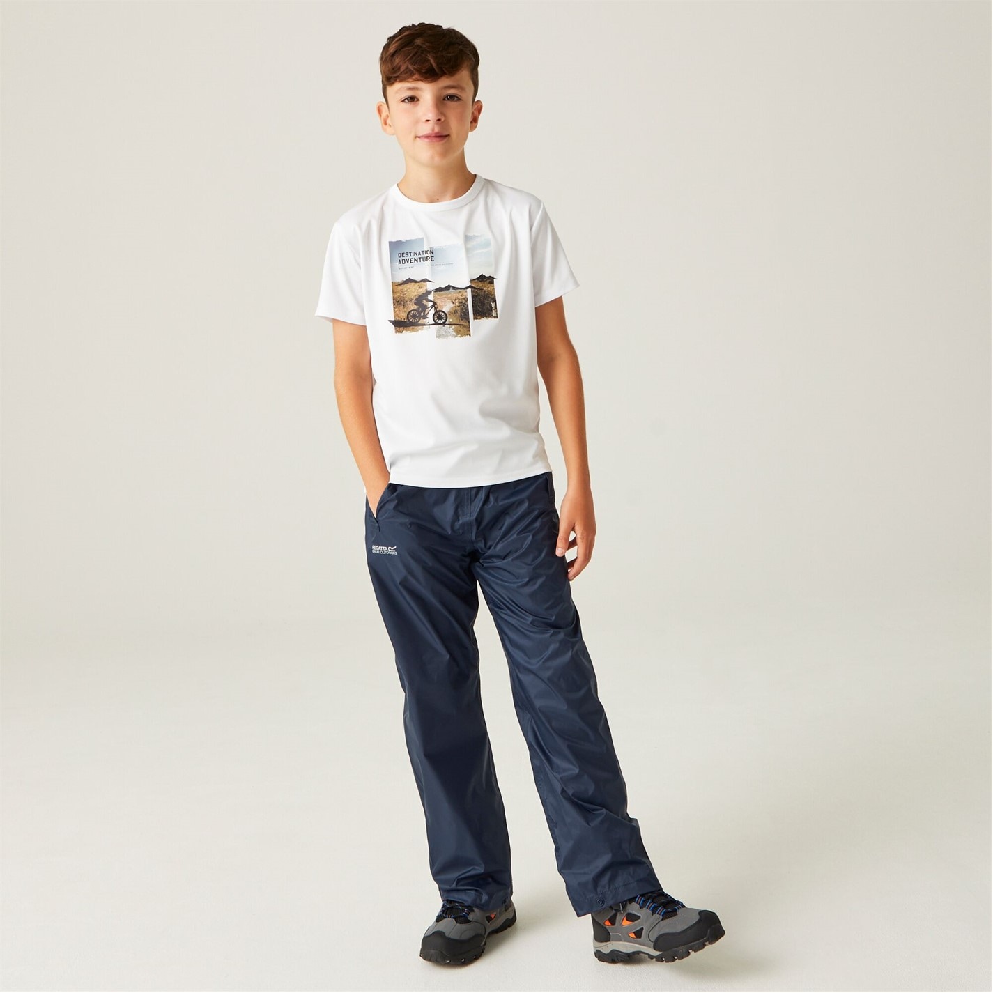 Regatta Kids Pack It Waterproof Overtrousers - 3