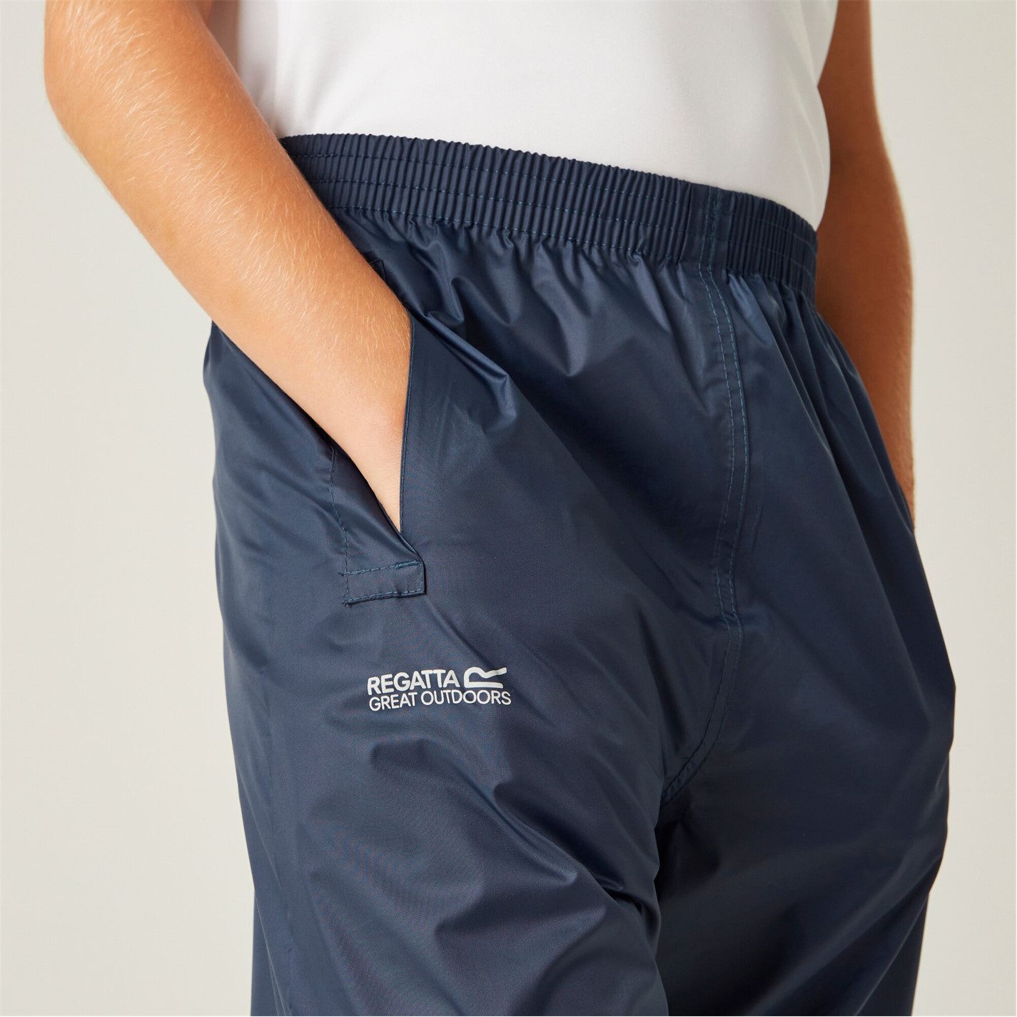 Regatta Kids Pack It Waterproof Overtrousers - 4