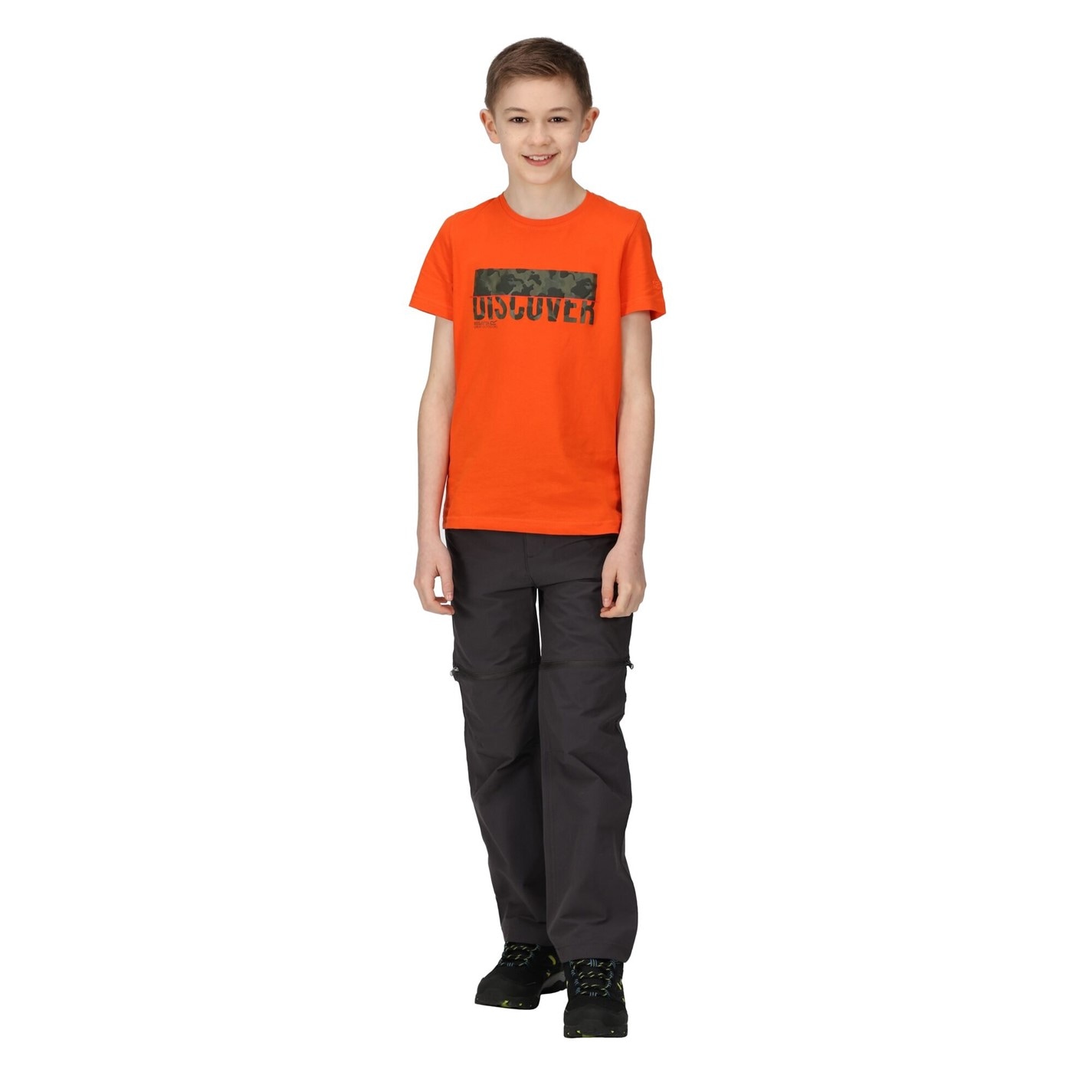 Regatta Junior Highton Zip Off Trousers - 8