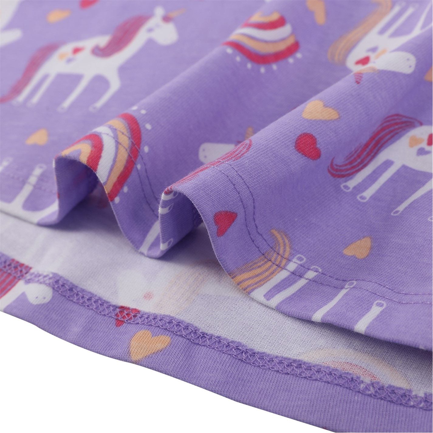 Hello World Baby Girl Unicorn Rainbow Dress - 4