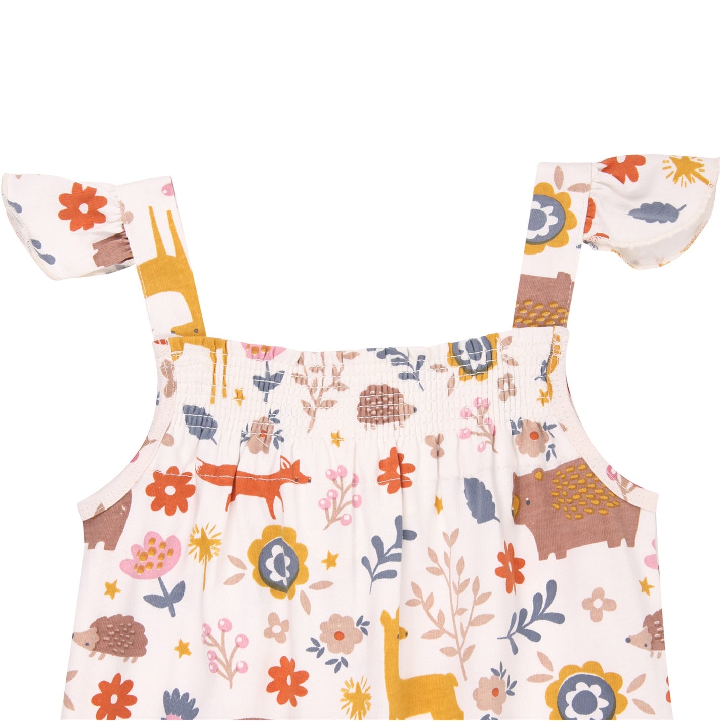 Lilly and Sid & Sid Multicoloured Animal Forest Print Romper - 3