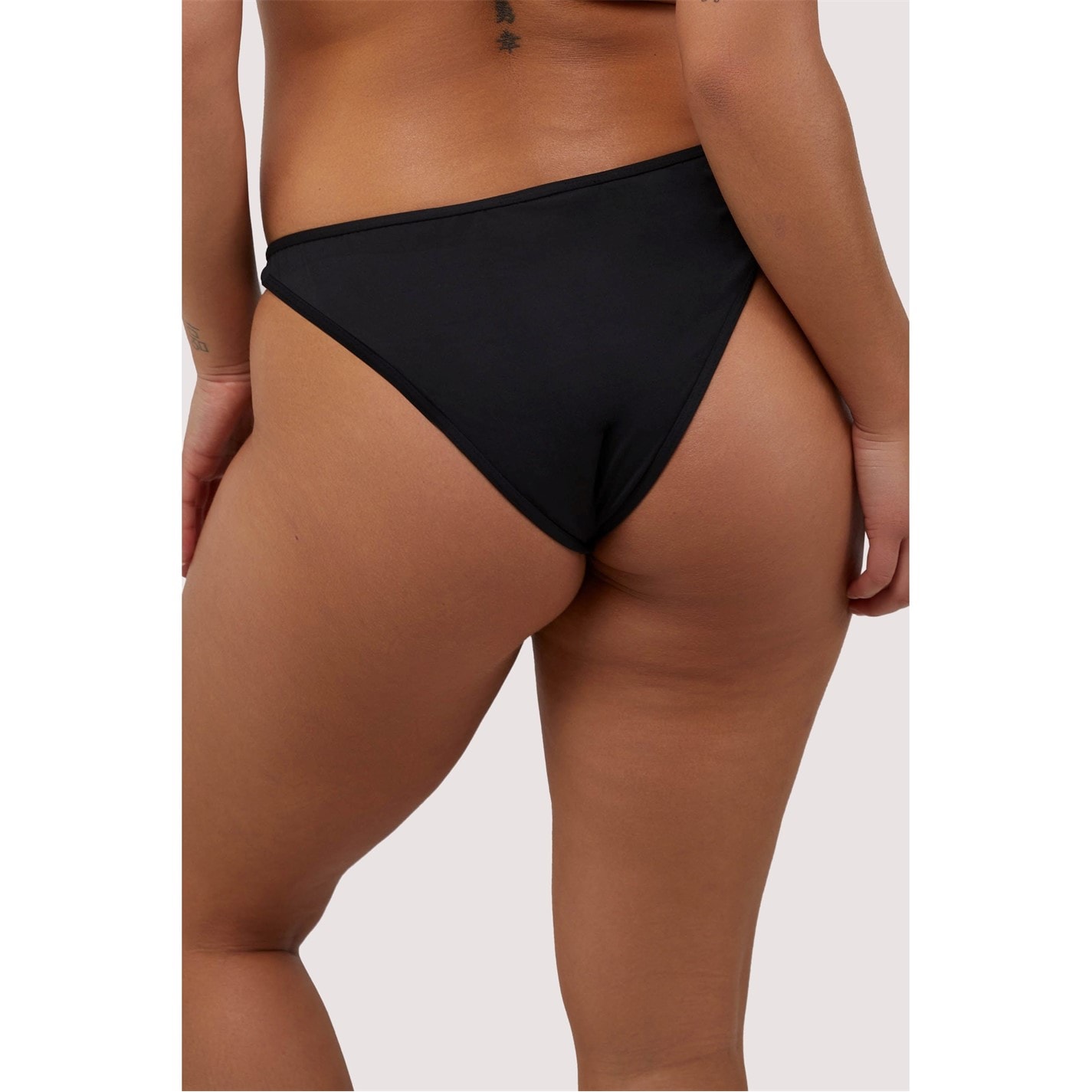 Wolf and Whistle Mix&Match Mid-Rise Bikini Bottom with Nude Inserts - 2