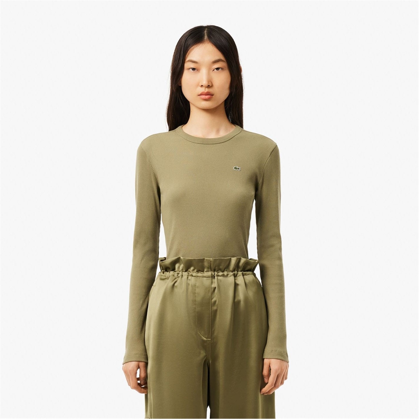 Tričko Lacoste Khaki 8736823