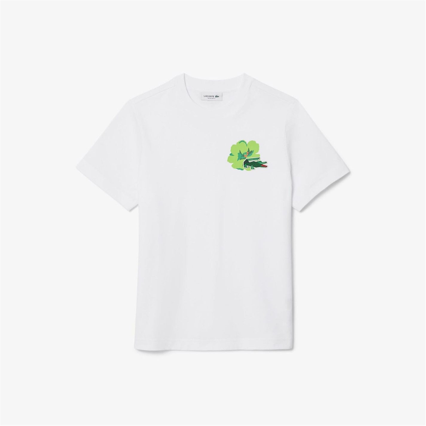 Lacoste Floral Print Cotton T-Shirt - 4