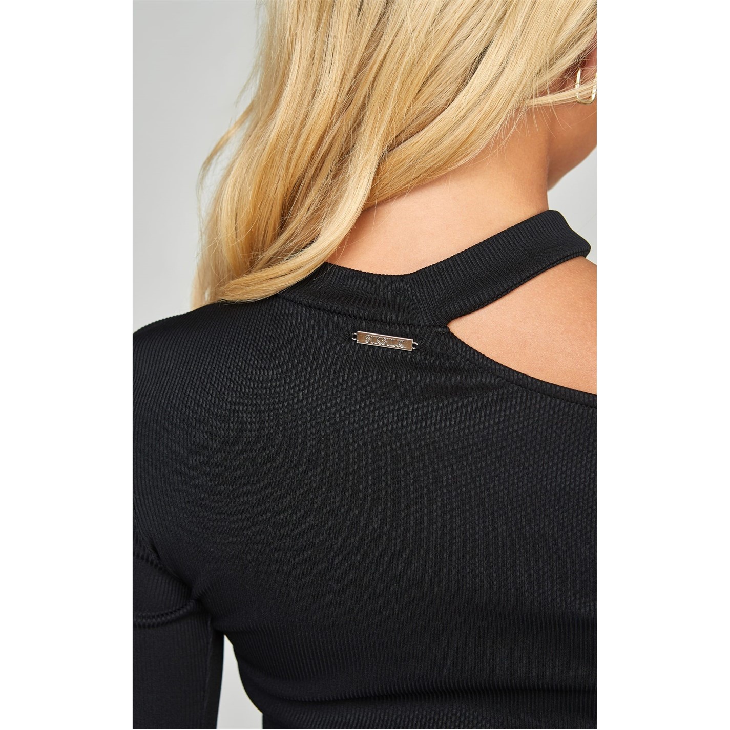 SikSilk Ribbed Long Sleeve Top - 3