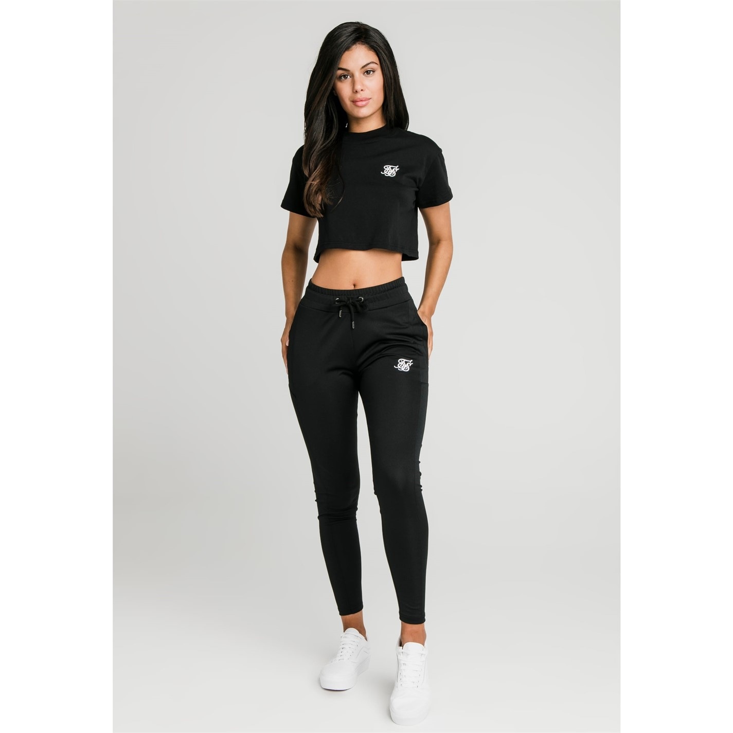 SikSilk Essentials Retro Box-Fit Cropped T-Shirt - 2