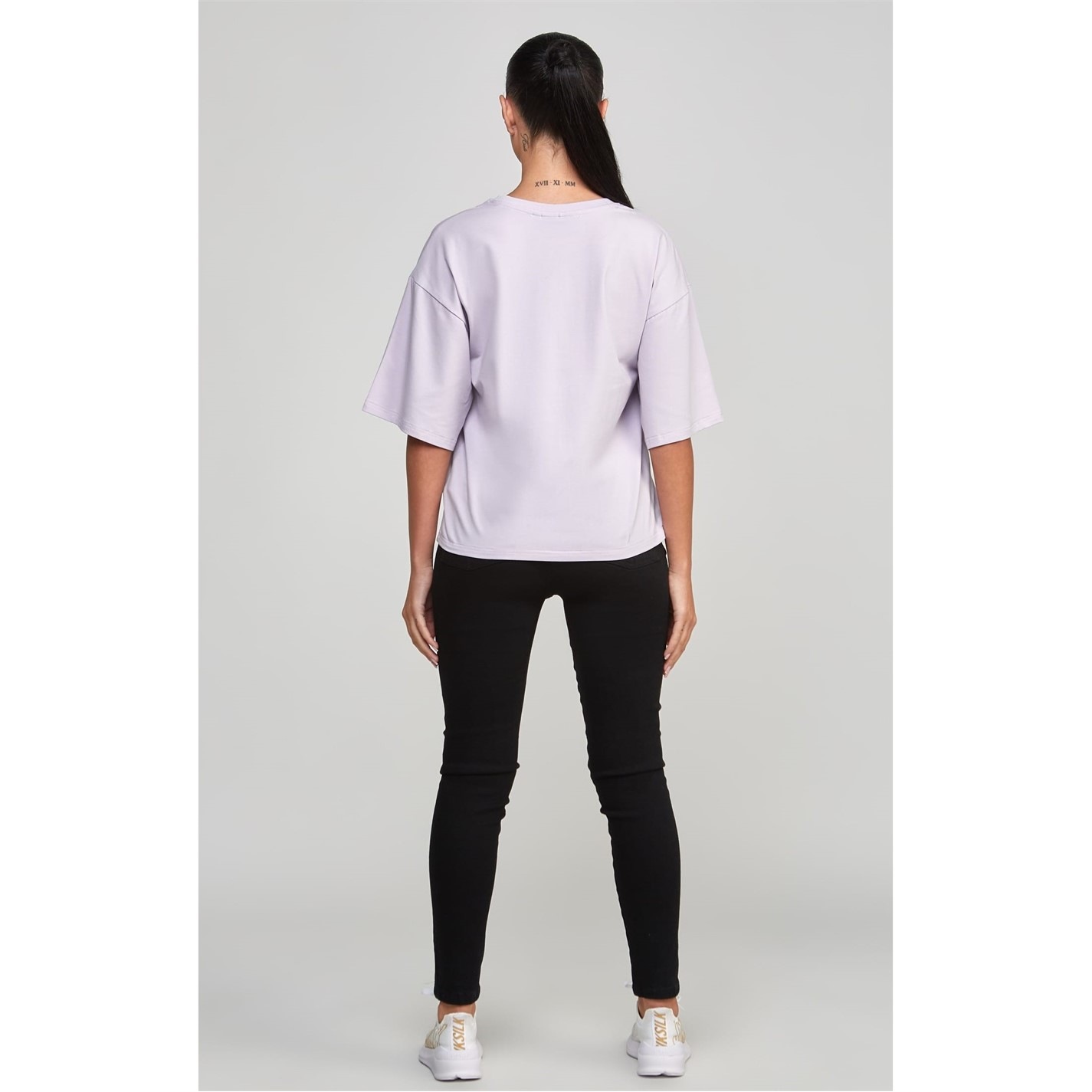 SikSilk Varsity Logo Cropped T-Shirt - 5