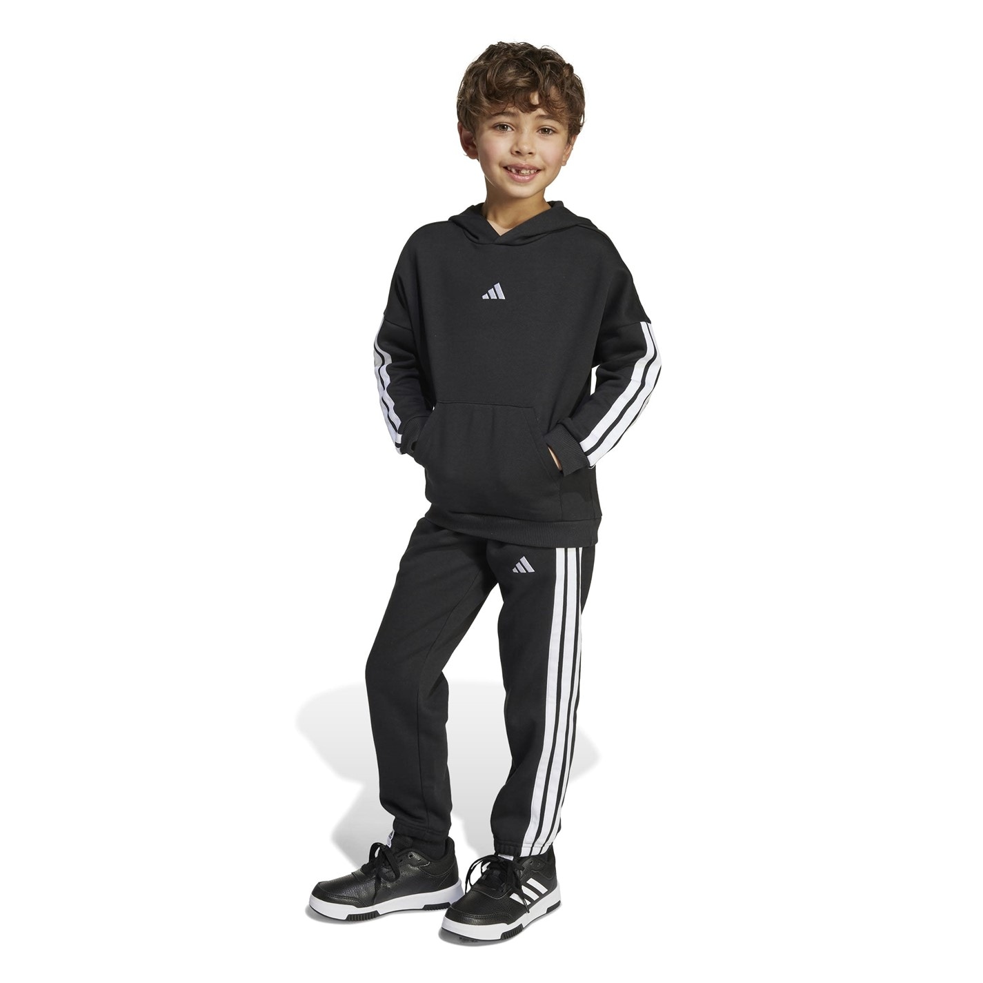 adidas 3-Stripes Essentials Fleece Tracksuit Infants - 2