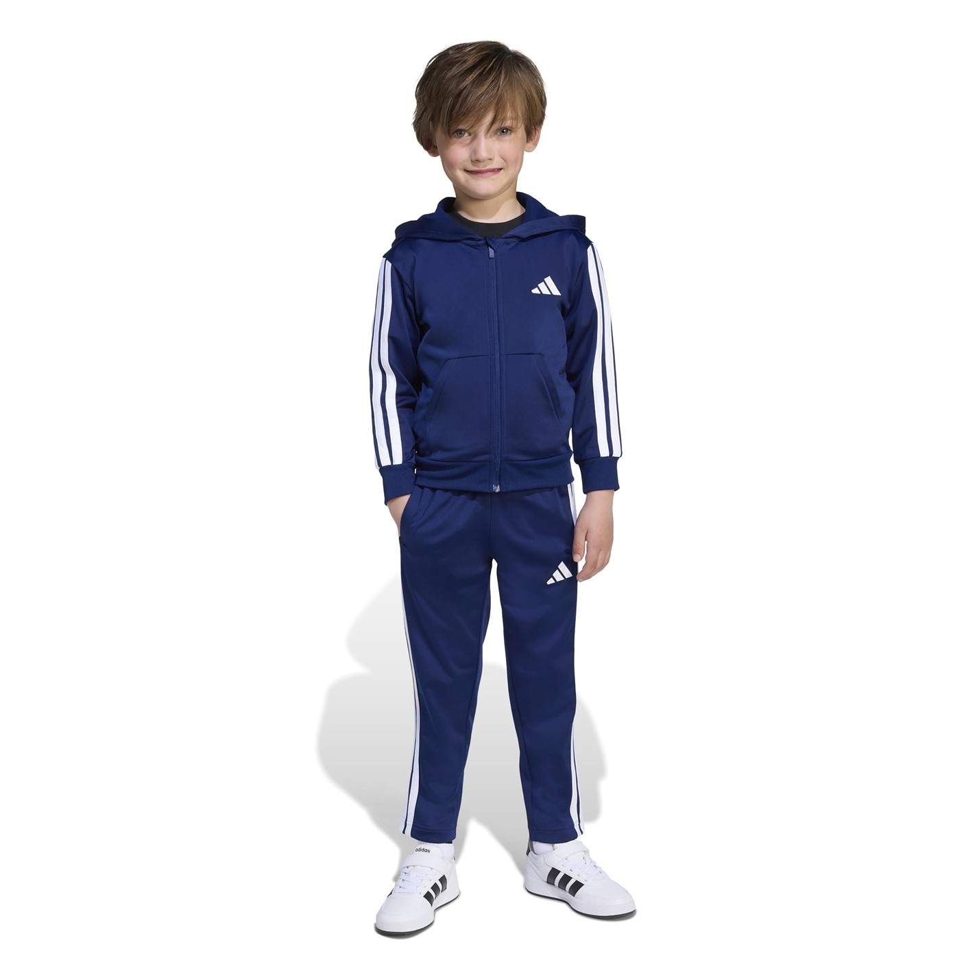 adidas Stripe Poly Tracksuit - 4