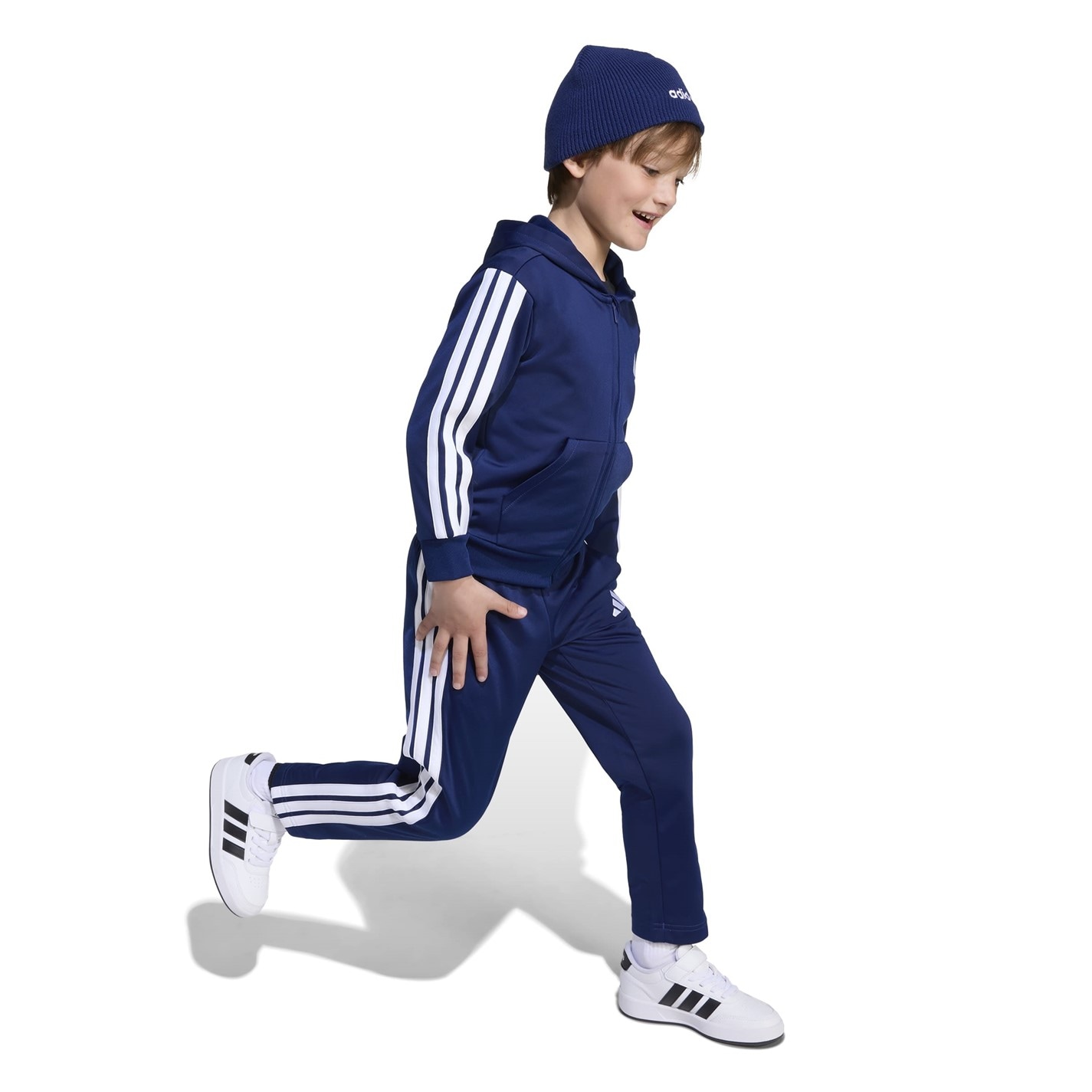 adidas Stripe Poly Tracksuit - 7