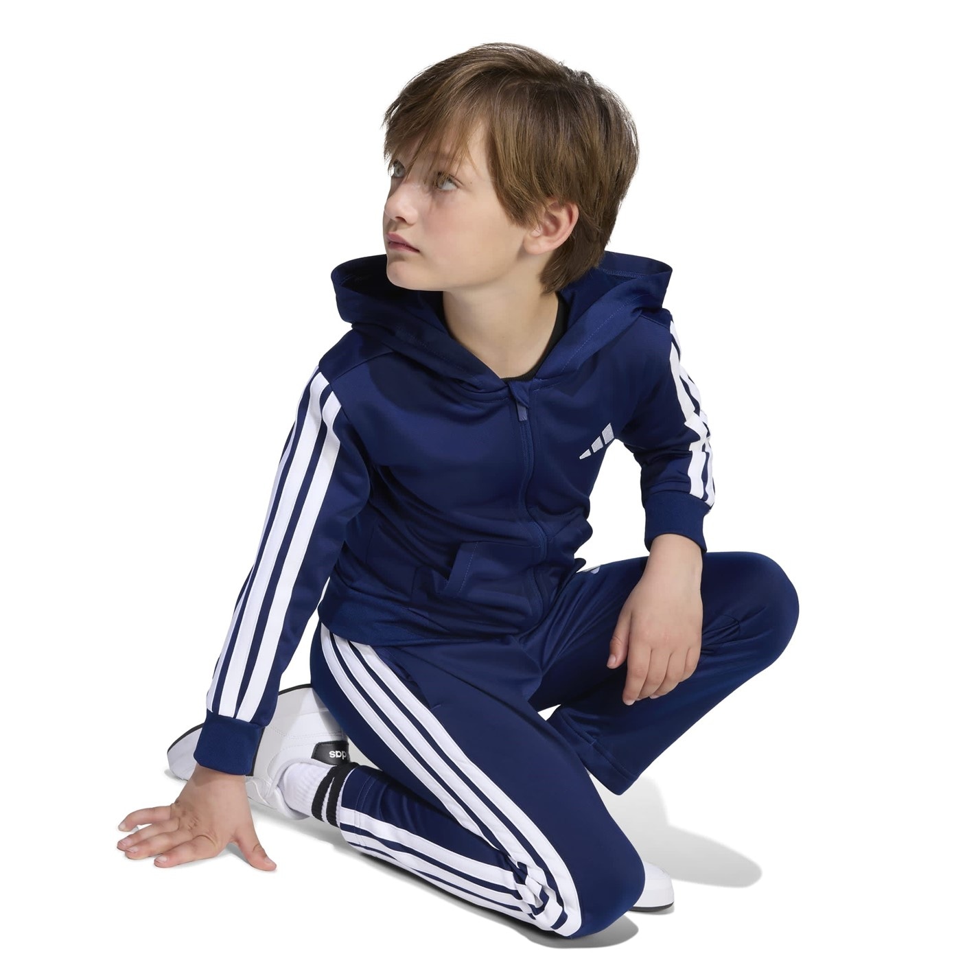 adidas Stripe Poly Tracksuit - 10