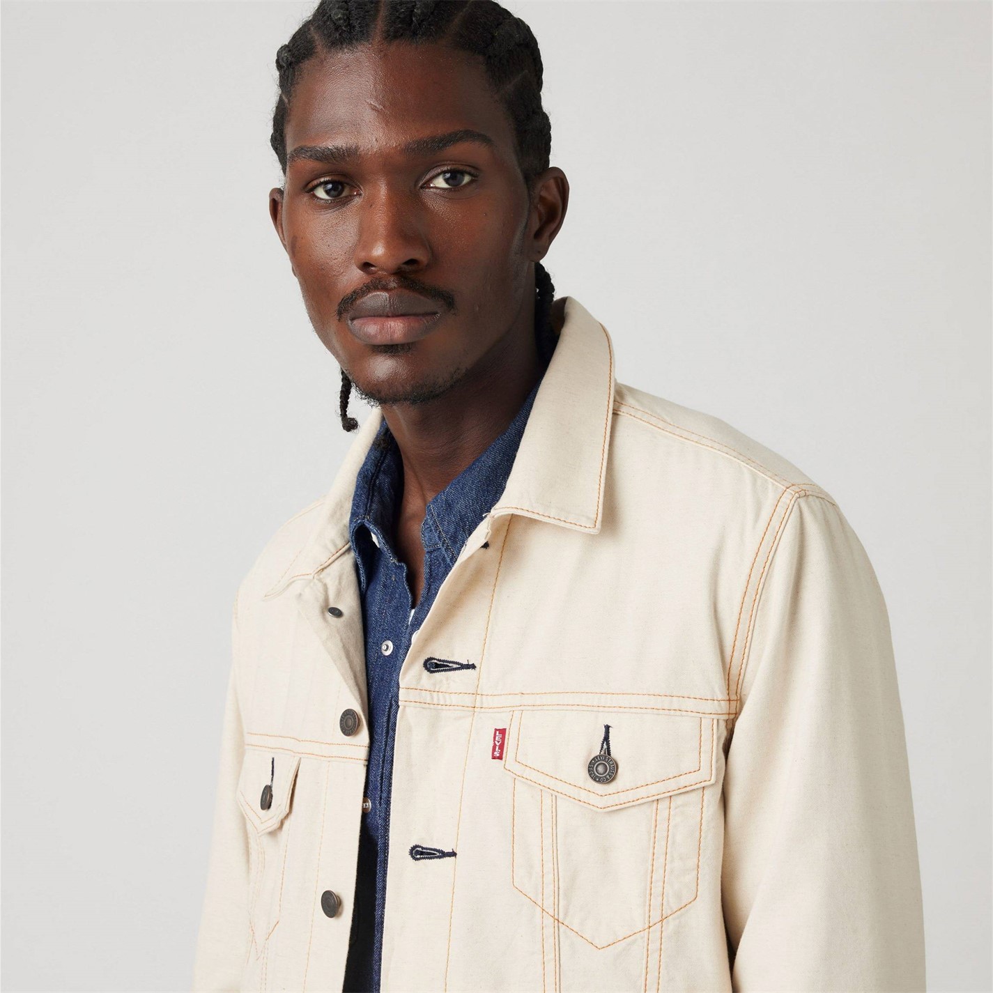 Levis Linen Trucker Jacket - 3