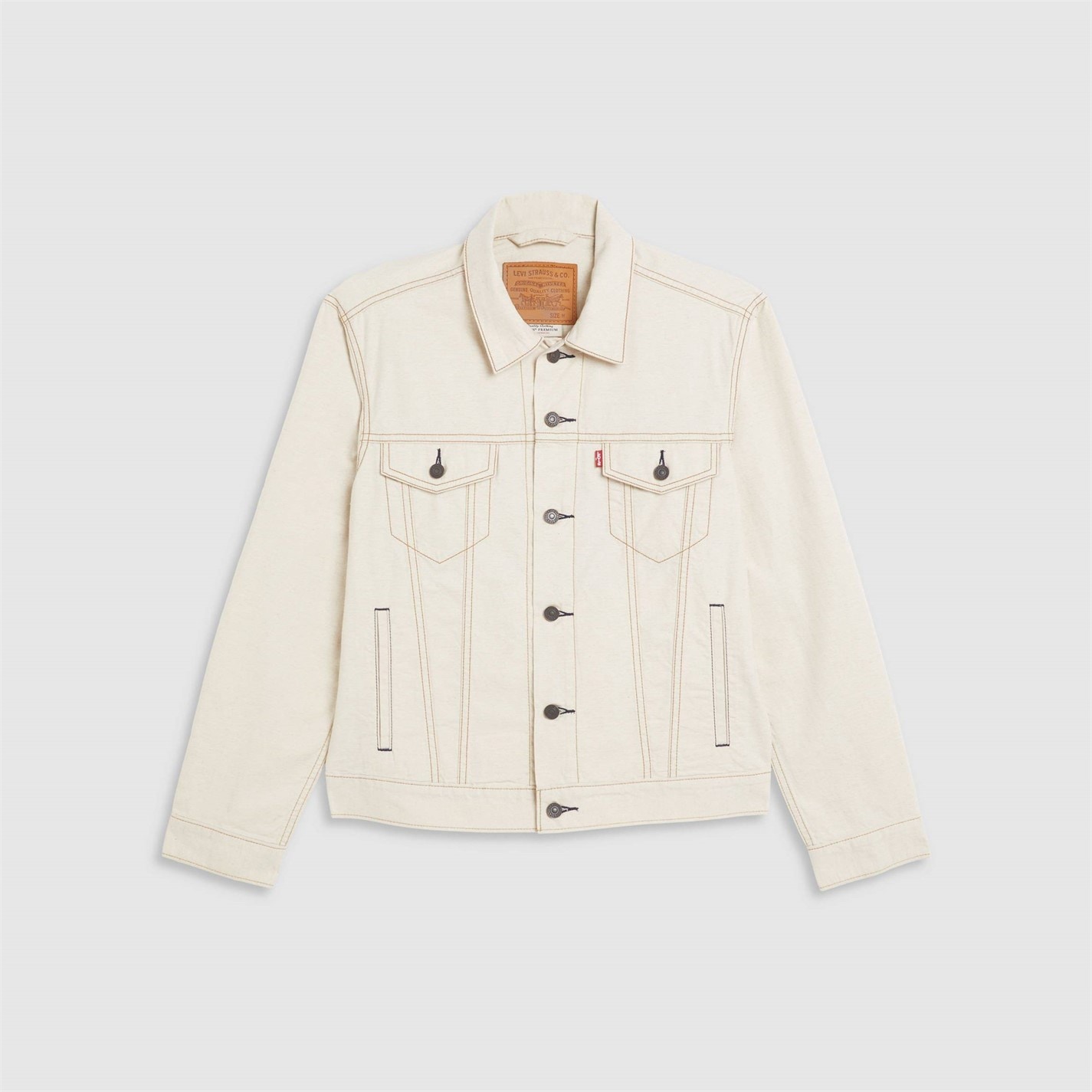 Levis Linen Trucker Jacket - 5