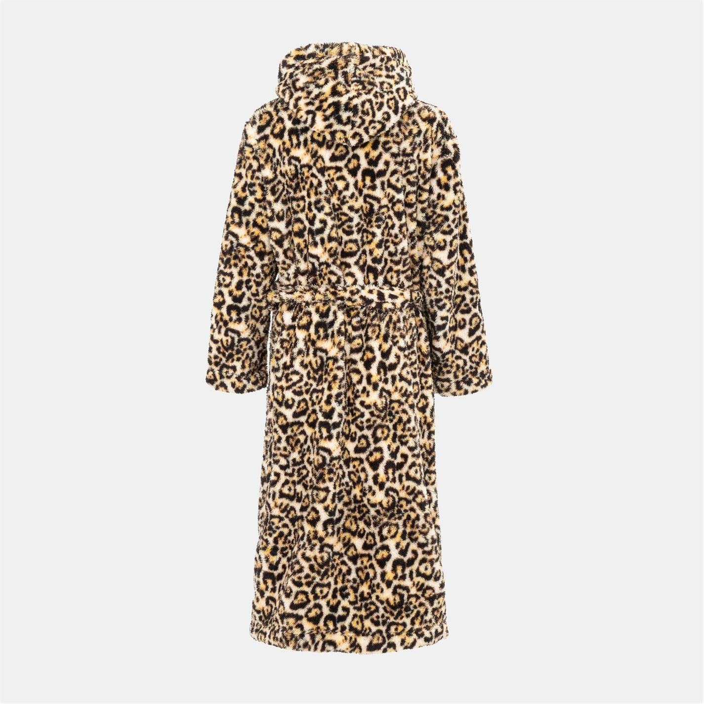 Linea Fleece Robe Leopard Pattern Women - 2