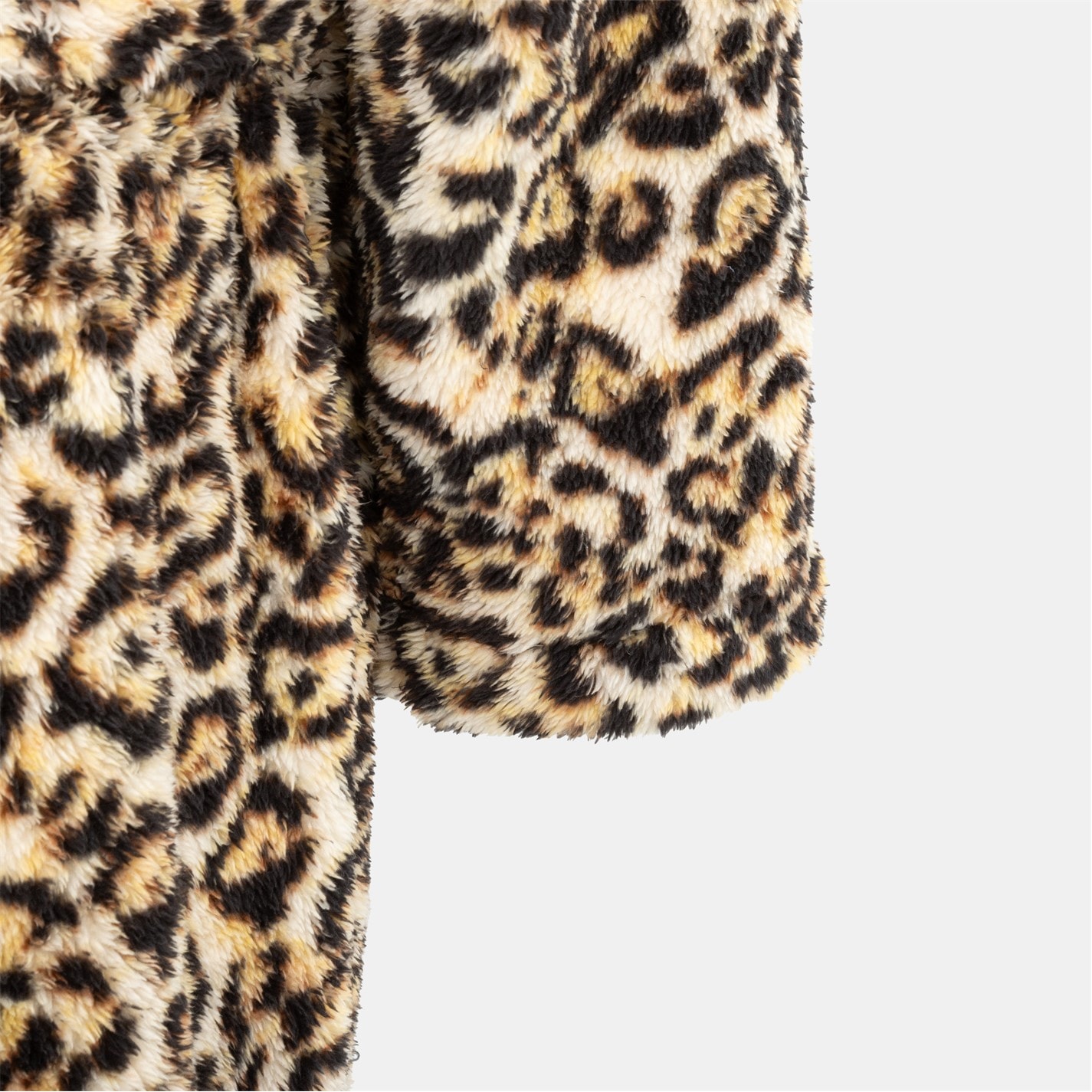 Linea Fleece Robe Leopard Pattern Women - 5