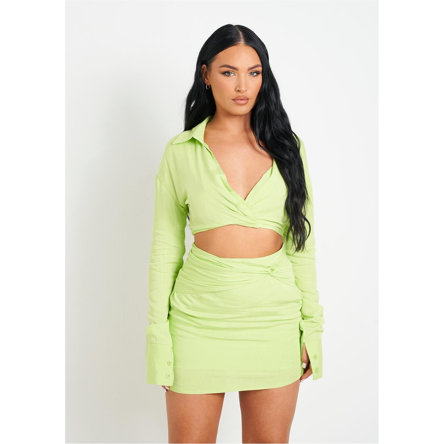 Sukňa Missy Empire Lime 9451343