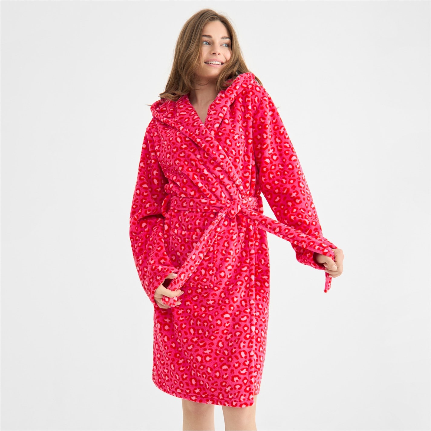 Urban Threads Urban T Fleece Robe Ld61 - 2