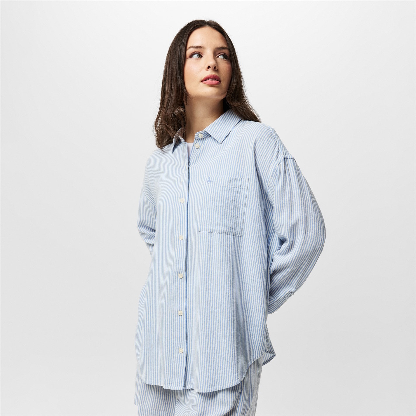 Košeľa Jack Wills Blue Stripe 967155
