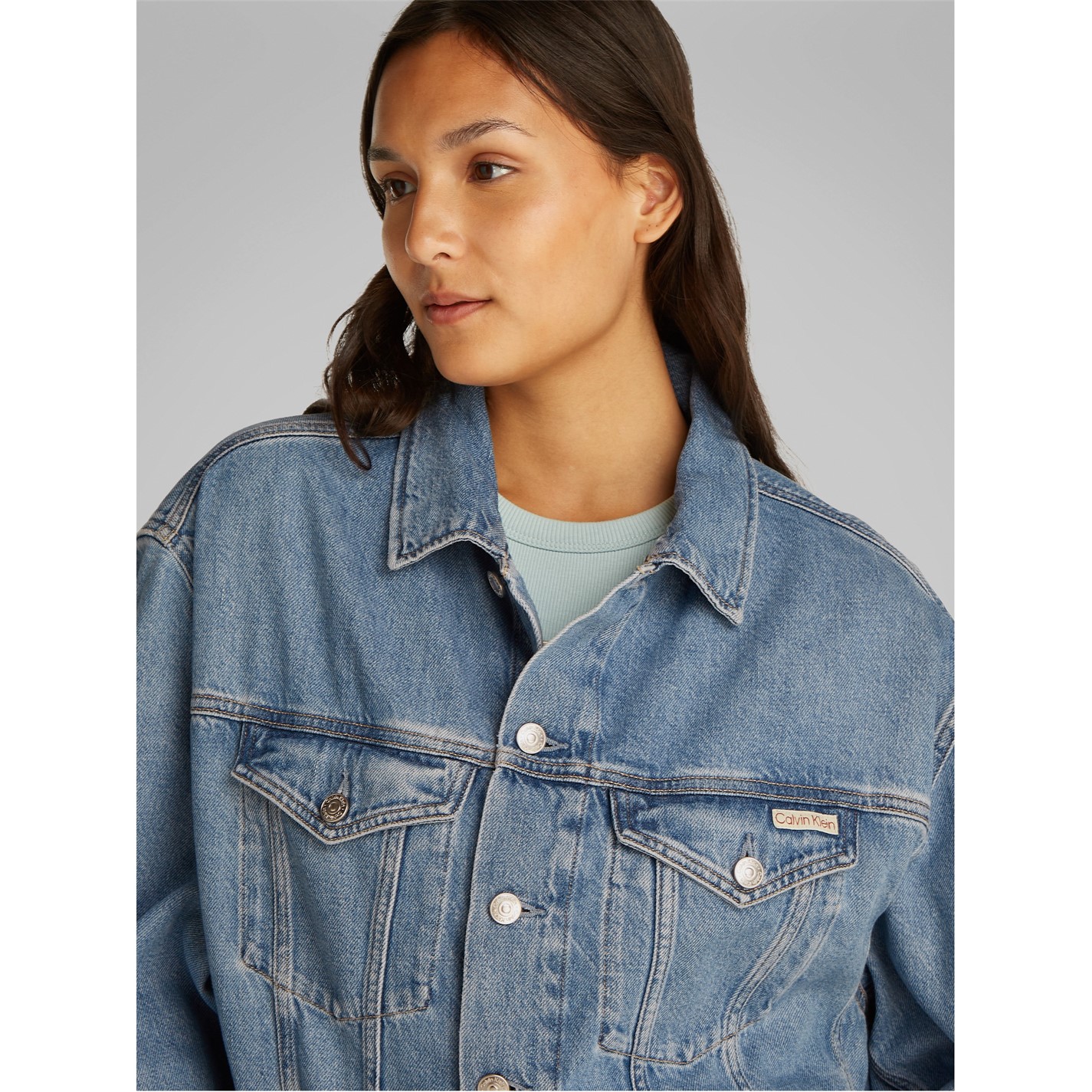 Calvin Klein Jeans BOXY DENIM JACKET - 5