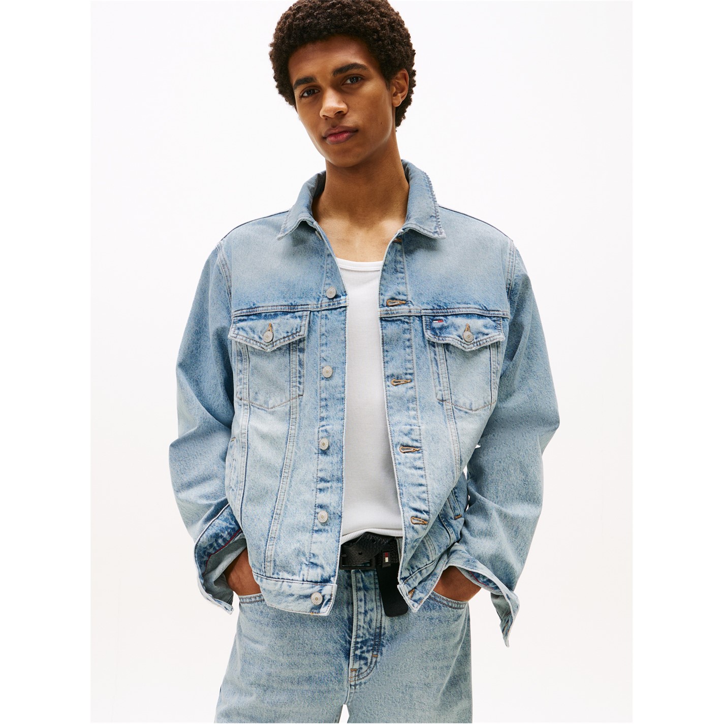 Tommy Jeans TJ Flag Denim Jkt Sn53 - 2