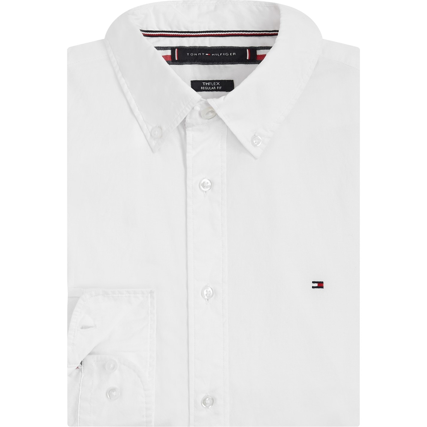Tommy Hilfiger Core Flex Long Sleeve Poplin Shirt - 7