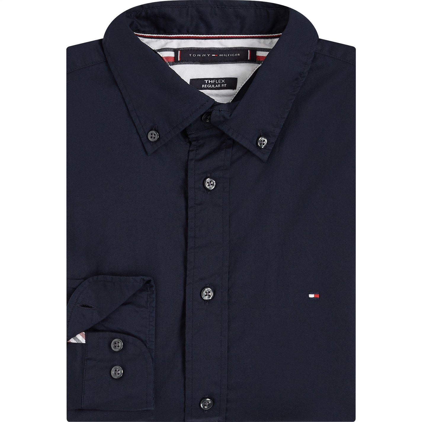 Tommy Hilfiger Core Flex Long Sleeve Poplin Shirt - 3