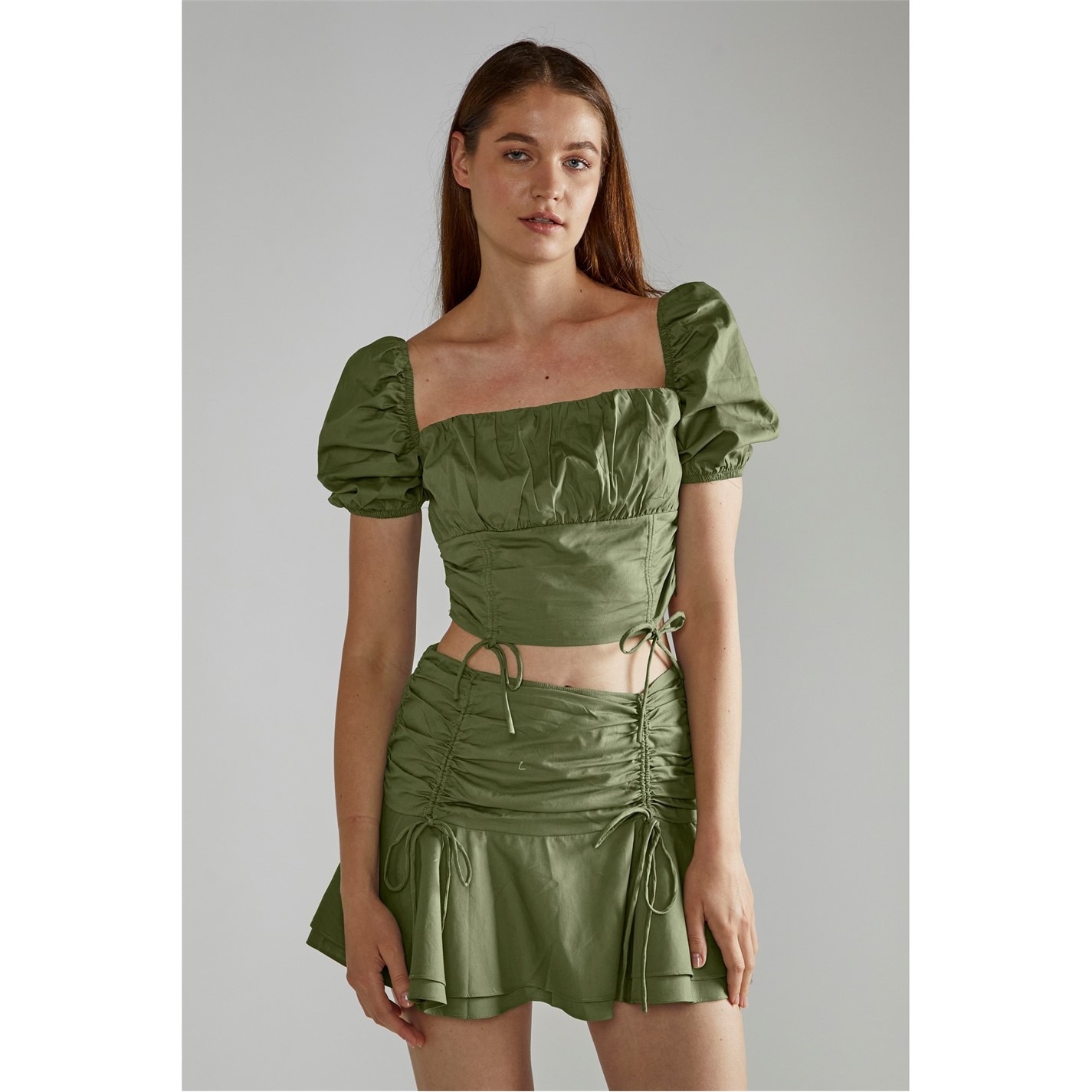 Narrated Khaki Tutu Mini -Skirt - 2