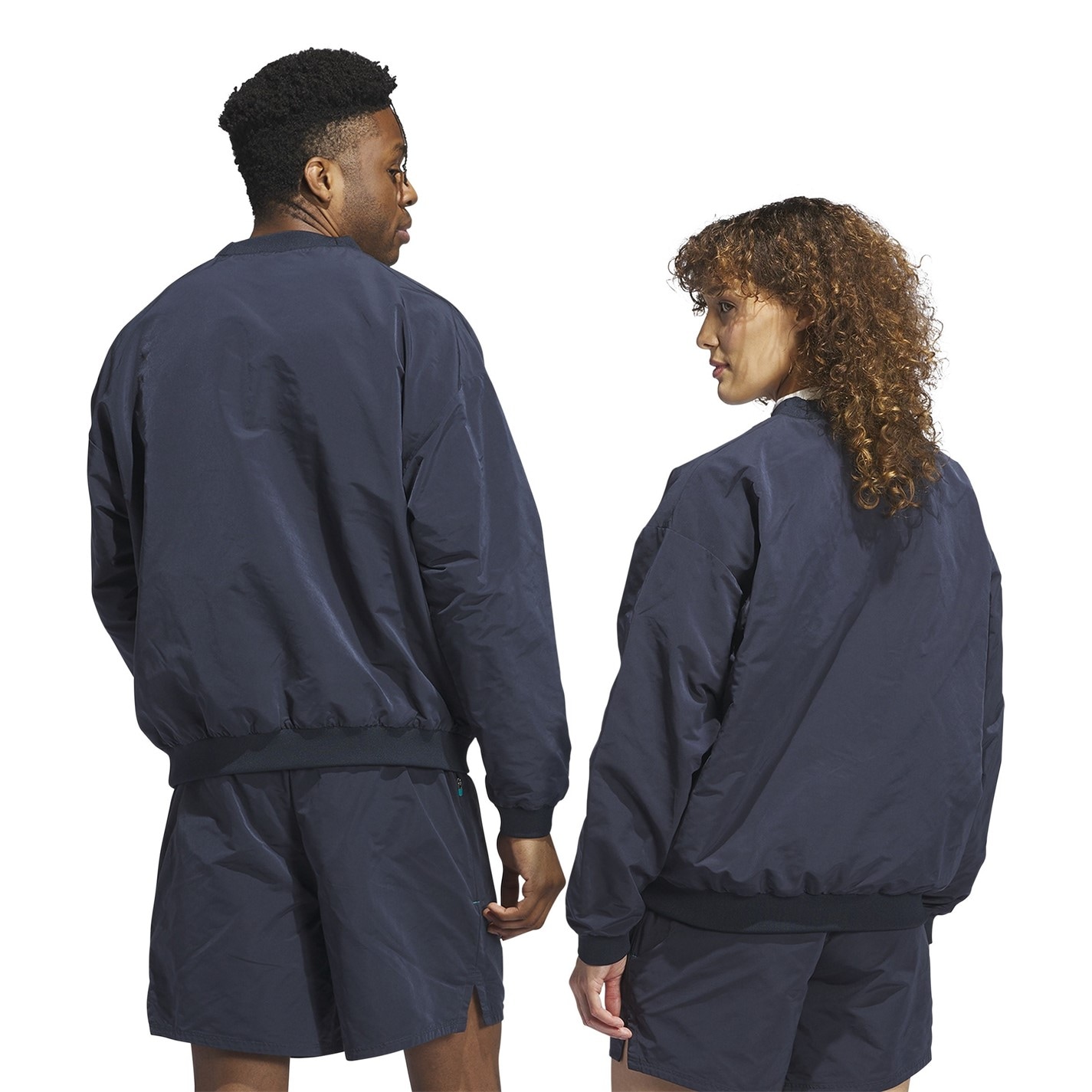 adidas Basketball Woven Crewneck Sweatshirt Mens - 4