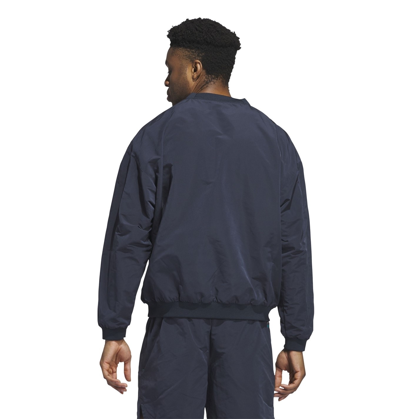 adidas Basketball Woven Crewneck Sweatshirt Mens - 6