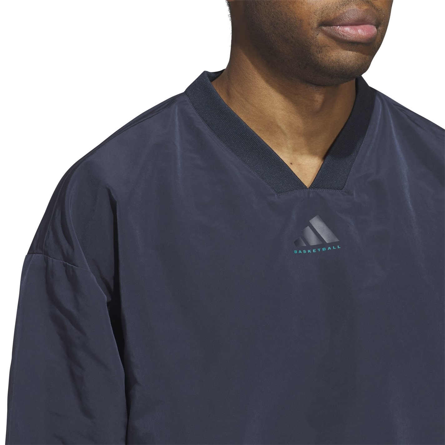 adidas Basketball Woven Crewneck Sweatshirt Mens - 8