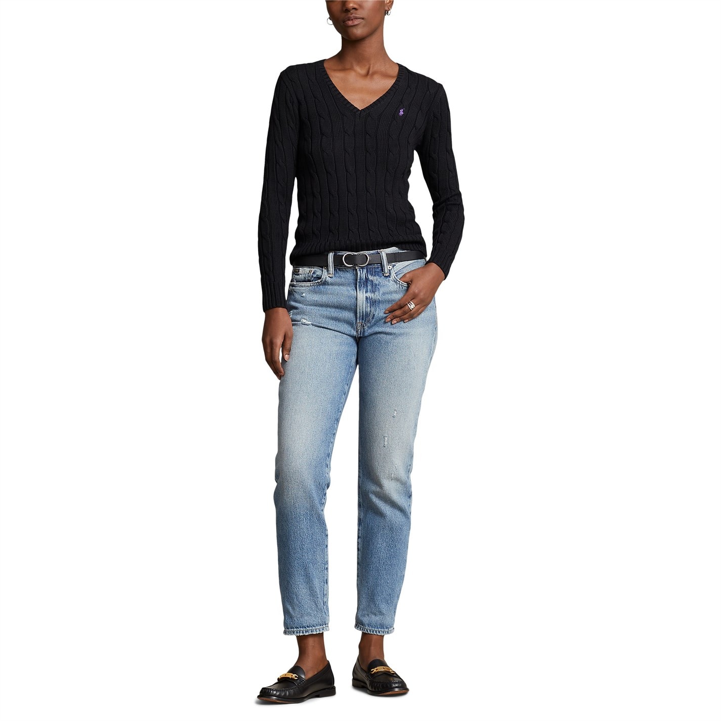 Polo Ralph Lauren Kimberly Cable Knit Jumper - 4