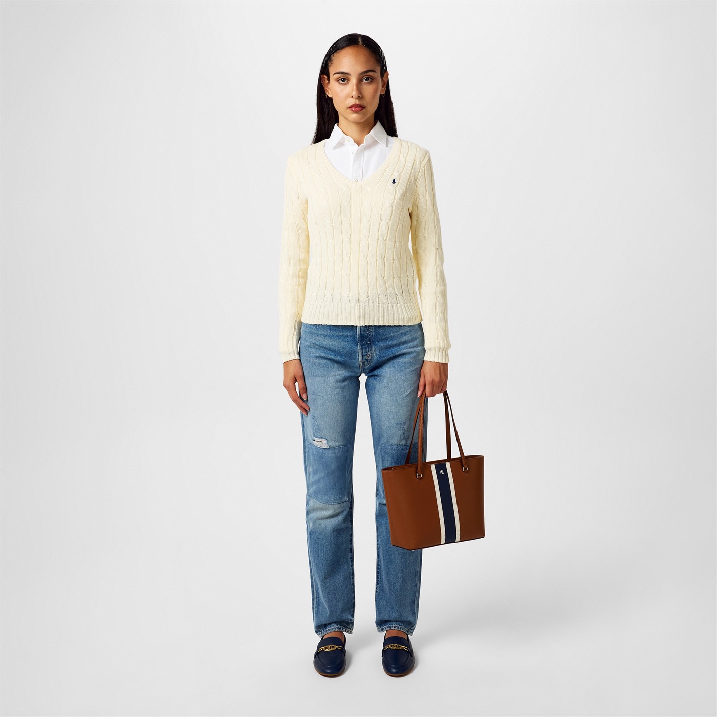 Polo Ralph Lauren Kimberly Cable Knit Jumper - 4
