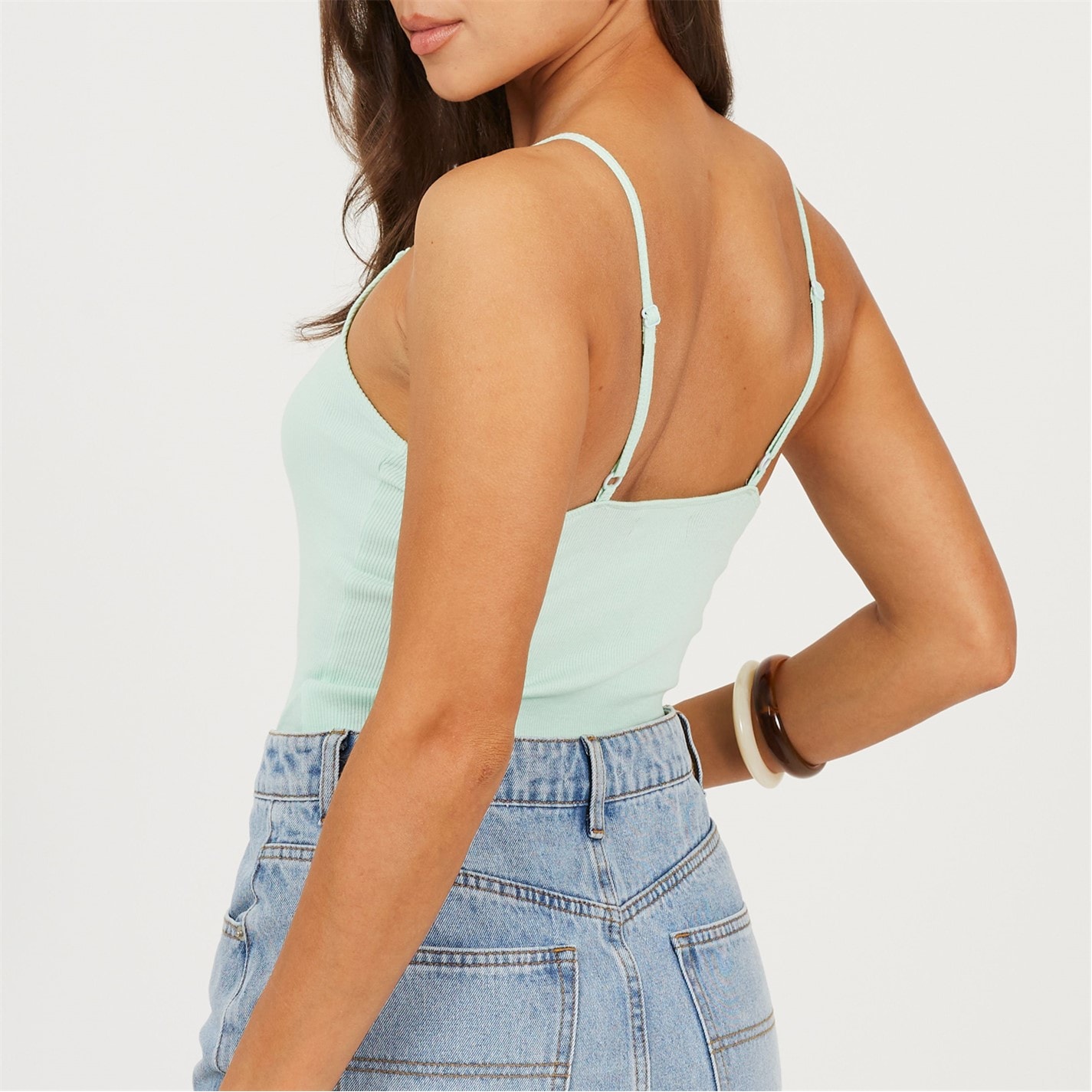 Brave Soul Strap Button Through Bodysuit - 2