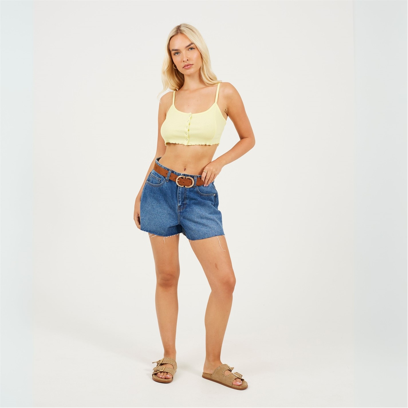 Brave Soul Through Crop Vest - 4