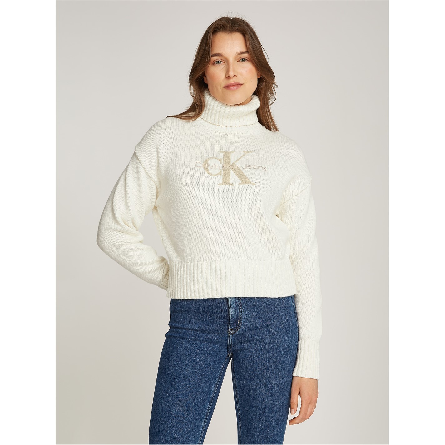 Sveter Calvin Klein Jeans Ivory 8120935