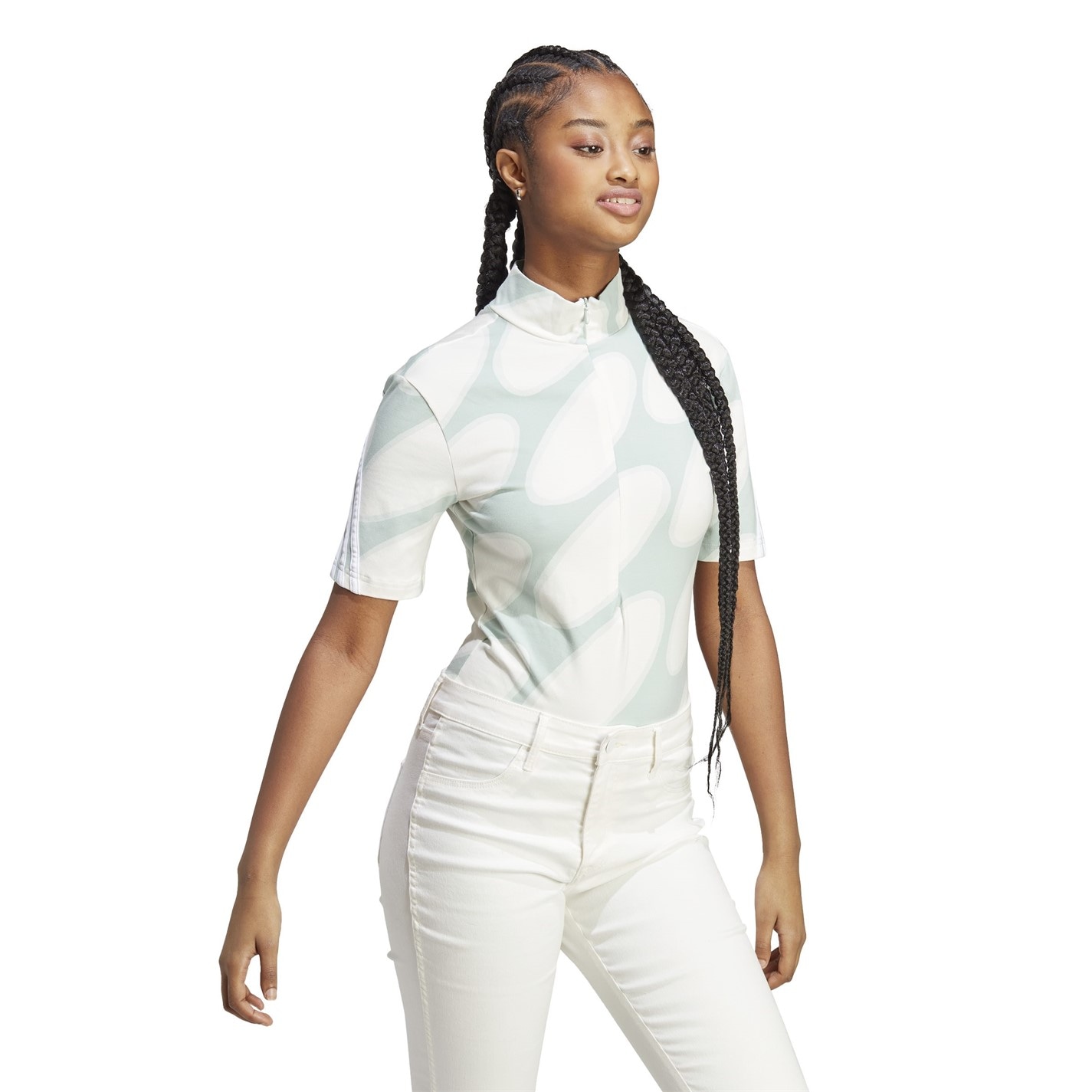 adidas Adidas X Marimekko Future Icons Three Stripes Body Bodysuit Womens - 4