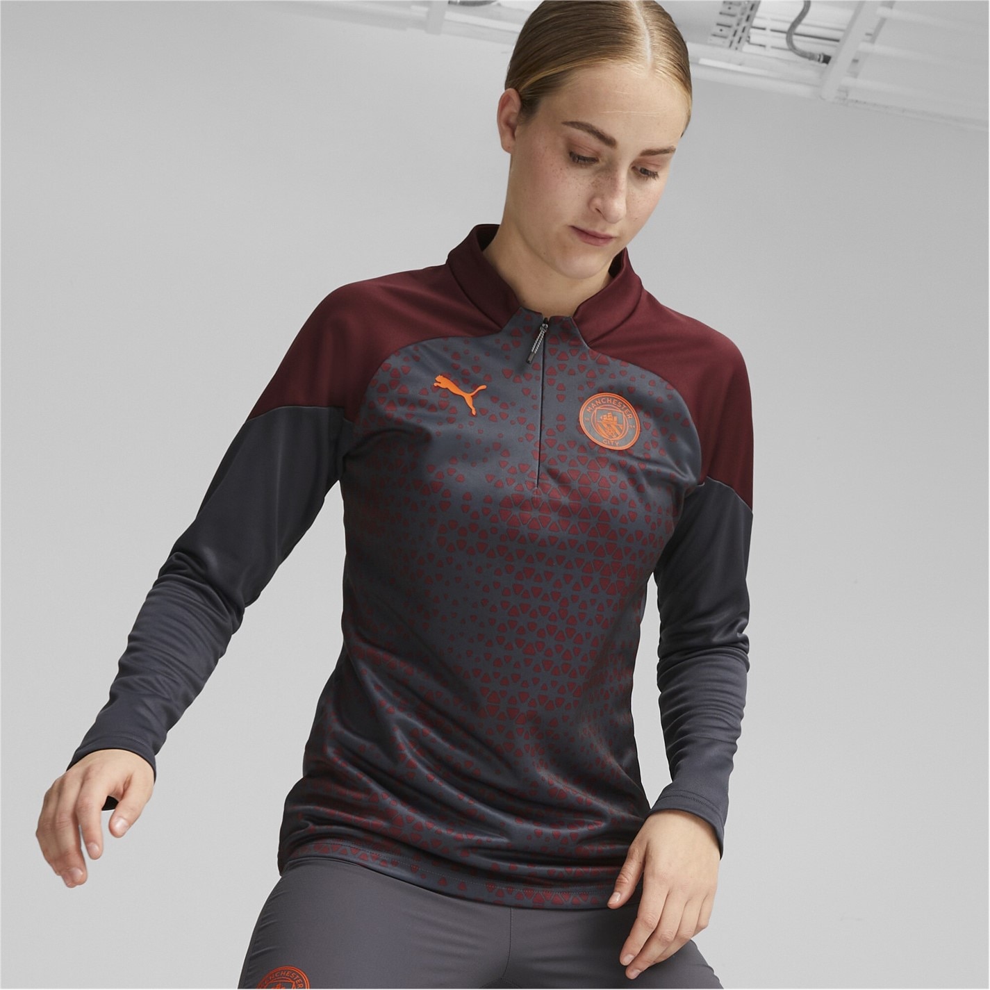 Puma Mcfc Training Fleece W Drill Top Womens - 2