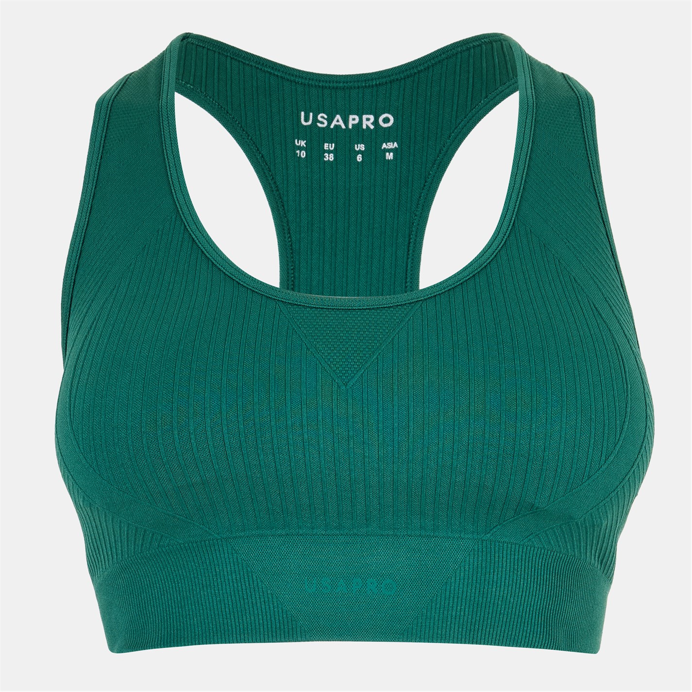 Sportovní podprsenka USA Pro Forest Green 3528104